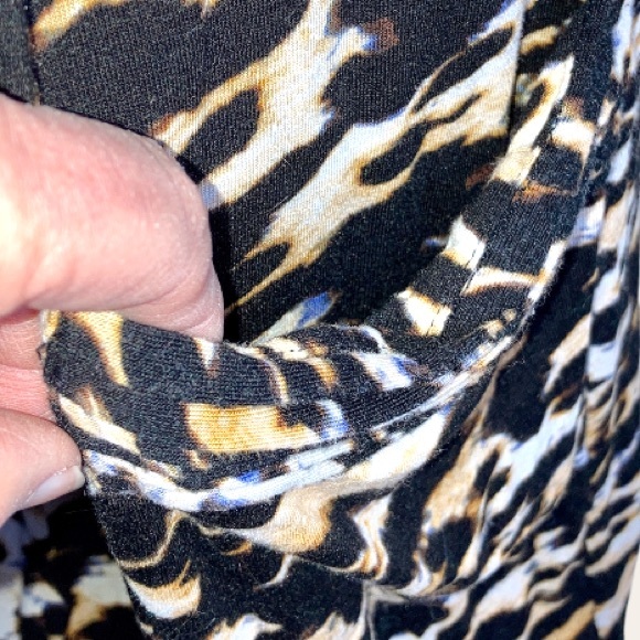 Calvin Klein Empire Waist Leopard Print Dress Size 14W. Beautiful! Has P… - Picture 6 of 15